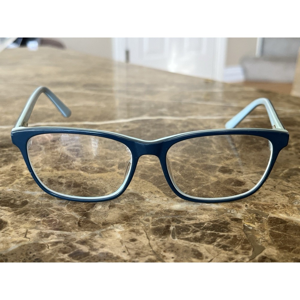 Calvin Klein CK Dark & Light Blue Wayfarer  Glasses CK185 50 16 140